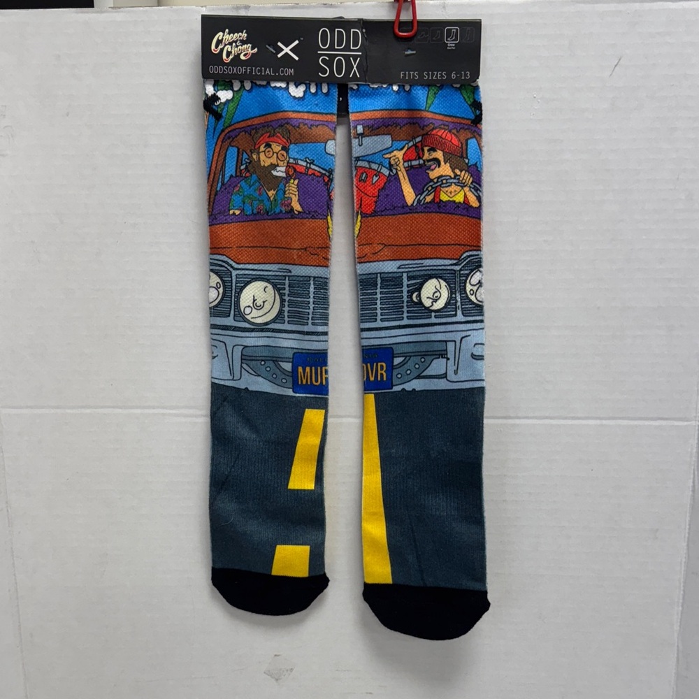 Odd Sox Men's Graphic Car Ride Socks